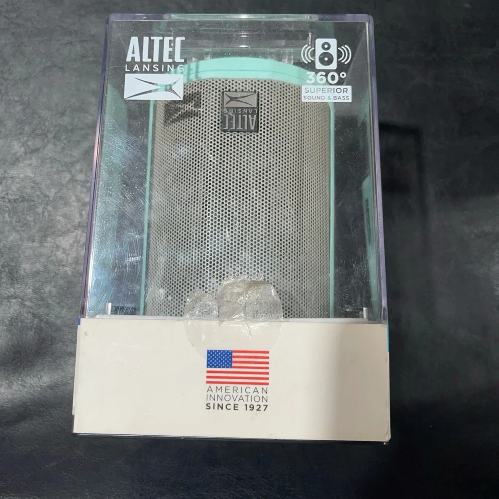 Altec Lansing turquoise Bluetooth Speaker